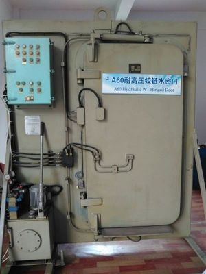China 0.5Mpa de toegang Marine Doors A60 maakt Waterdichte Scharnierende Deur vuurvast leverancier